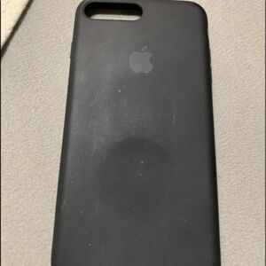 iPhone 7 Plus/ 8 plus Apple black silicone case​